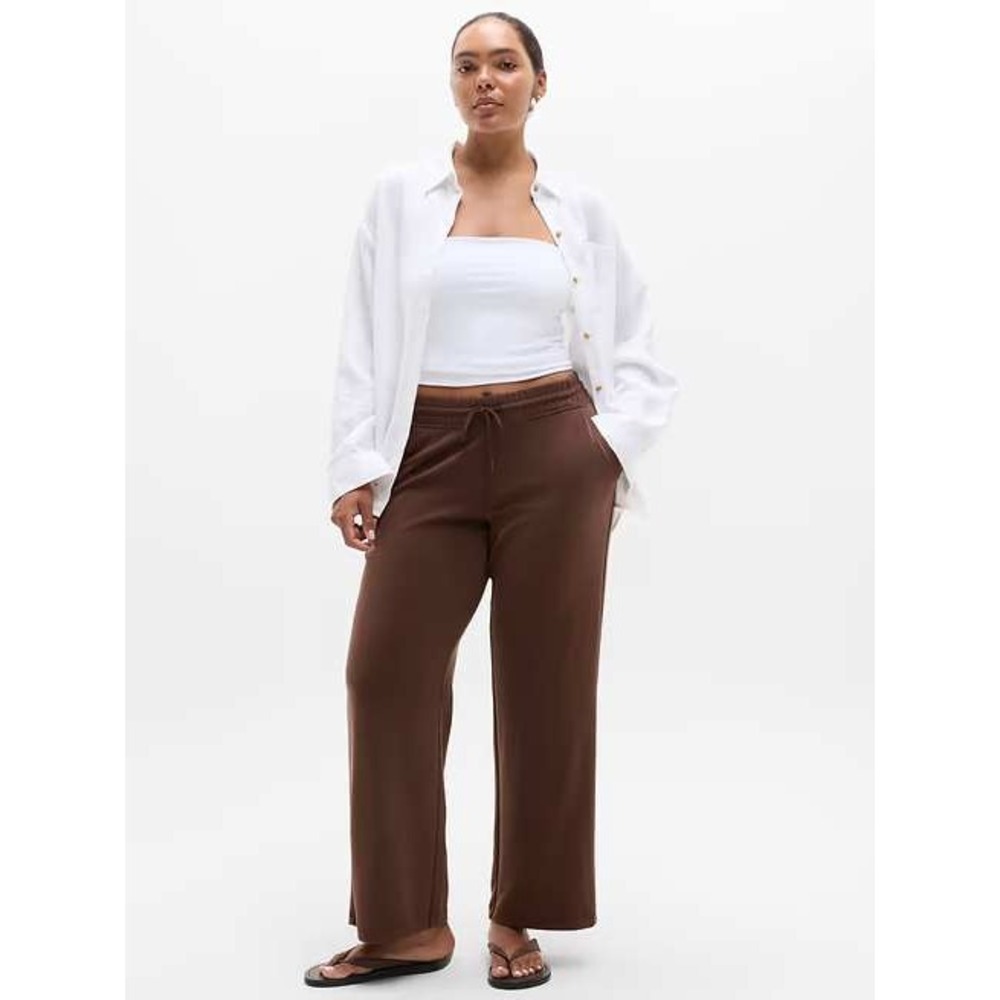 Athleta Seasoft Straight Pant Burgundy/brown Size 2X New With Tags